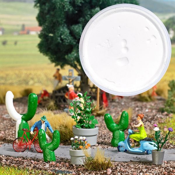 Modellbau Knete weiß