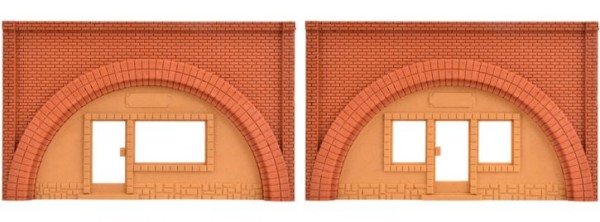 H0 Arkaden, ziegelrot, 3 Stk.