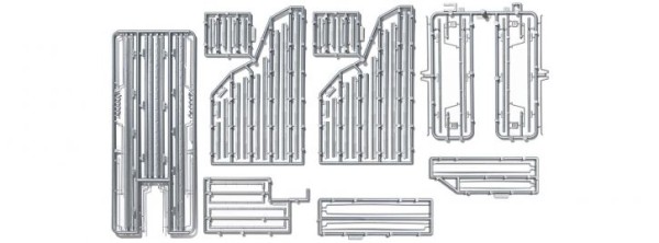 Super-Dachrinnen-Set H0