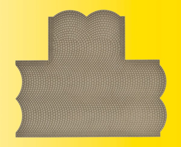 H0 Straßenplatte Kopfstein