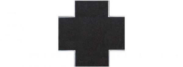 H0 Straßenpl. Asphalt X-Kreuz