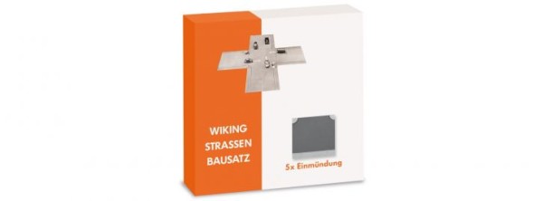 Strassen-Bausatz-Einmündung 5 Stück