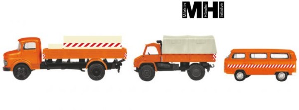 Komunalfahrzeuge Set 3 Tlg.1:87
