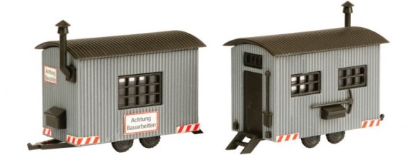 H0 Bauwagen, 2 Stück