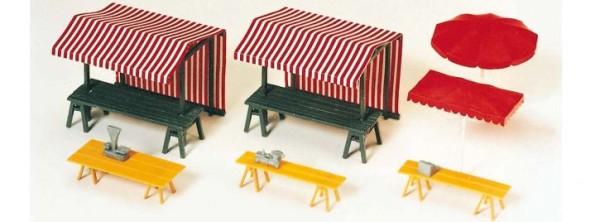 Marktstände Marktschirme