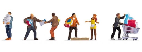 HO Menschen beim Hamsterkauf