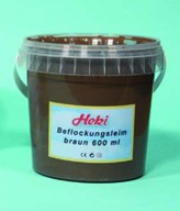Beflockungsleim braun 500ml