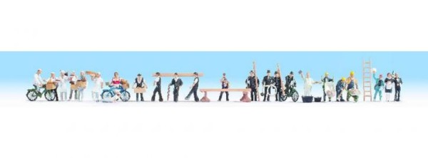 Mega-Set Bei der Arbeit