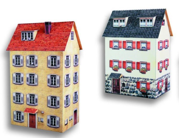 2 Stadt Reihenhäuser