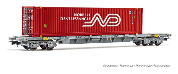 "SNCF, 4-achs. Containerwagen