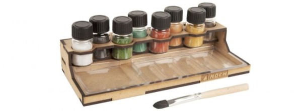 Patina-Pulver mit Mischbank