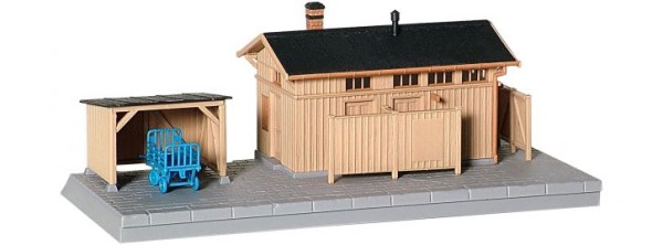 H0 Nebengebaeude mit Schuppen