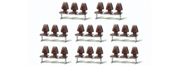 Acht Traversenbänke. Bausatz