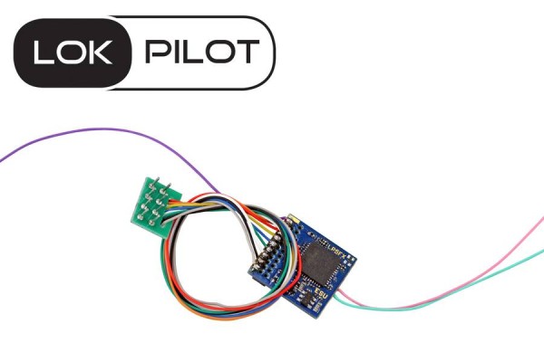 LokPilot 5 Fx DCC/MM/SX, 8-pi