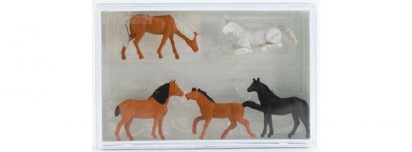 Pferde,5 Stück