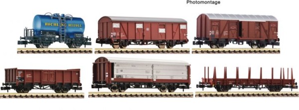 6-tlg. Set Guterwagen DB