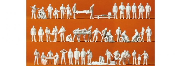 Rettungsdienst. 52 unbemalte