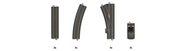 C-Gleis Ergänzungspackung C1