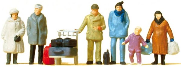 HO Reisende,winterl.Kleidung