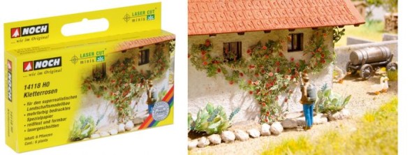 Laser-Cut minis "Kletterrosen