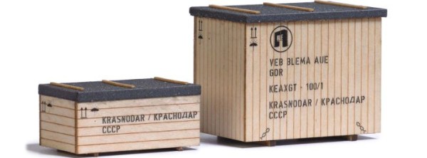 Maschinenkisten Ost H0