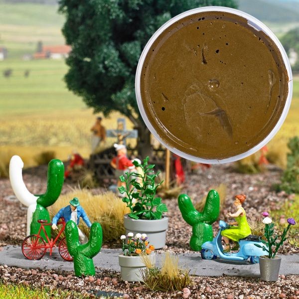 Modellbau Knete braun