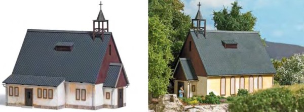 Verwitterte Kapelle H0
