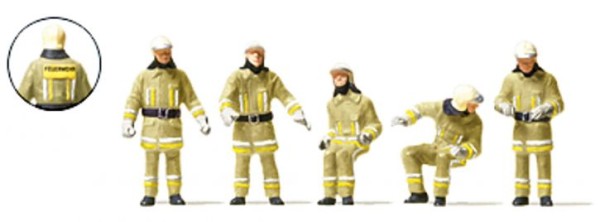 Feuerwehrmänner in moderner E