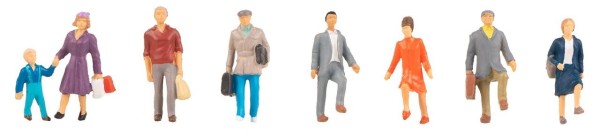 Treppensteigende Personen und