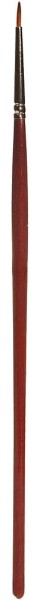 Rundpinsel braun synthetisch 0