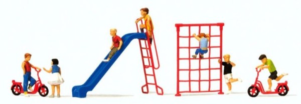 Spielende Kinder. Zubehör