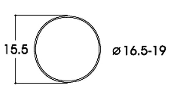 Haftreifen 10 Stk. 16,5-19,0