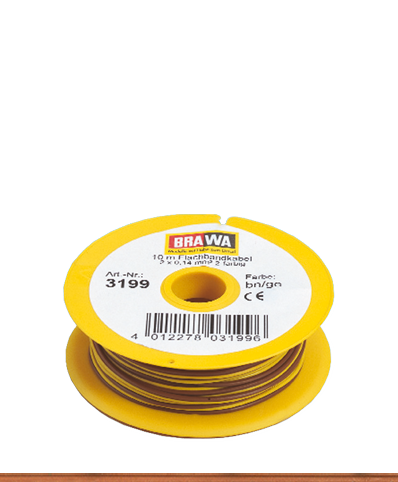 Doppellitze 0,14mm² 25m br/ge