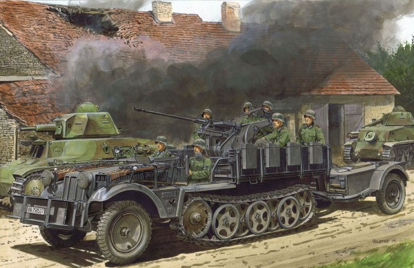 1:35 Sd.Kfz. 10/4 für 2cm Flak 30 1940