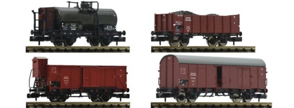 4-tlg. Set Guterwagen DRB