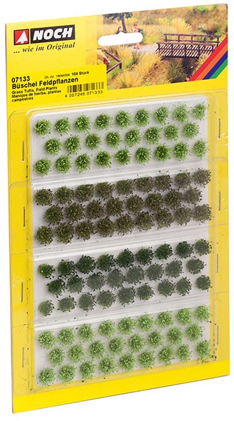 Büschel Feldpflanzen