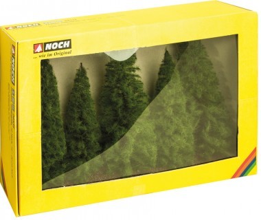 Tannen, dunkelgrün, 7 Stück,