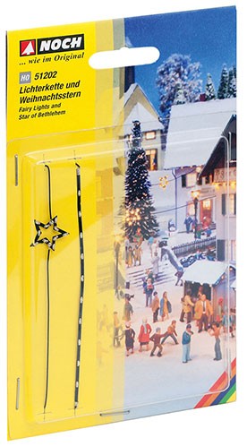 Lichterketten Weihnachtsmarkt