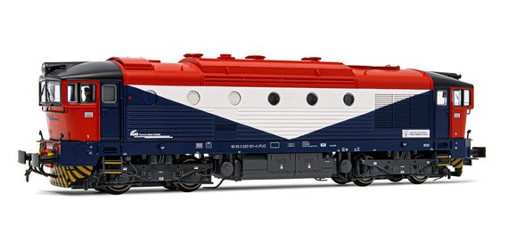 F.U.C, Diesellok DE.520 blau-
