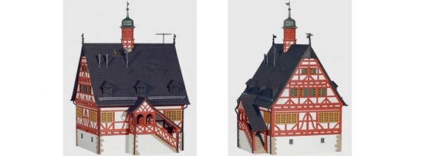 H0 Rathaus auf dem Lande - Ma