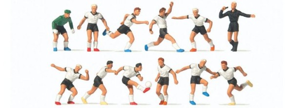 Fussballmannschaft.Weiße Trik