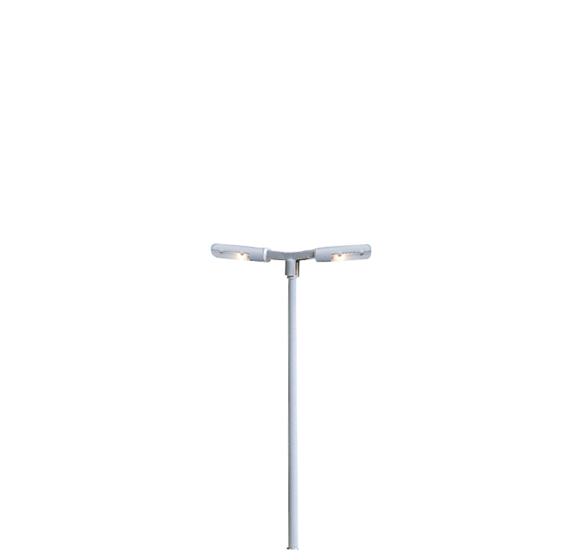 H0 LED-Bahnsteigleuchte doppe