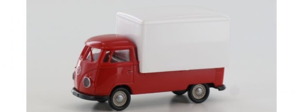 VW T1 mit Kofferaufbau rot