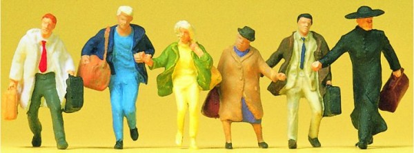 Reisende in großer Eile