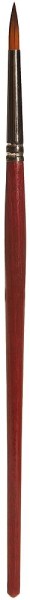 Rundpinsel braun synthetisch 6