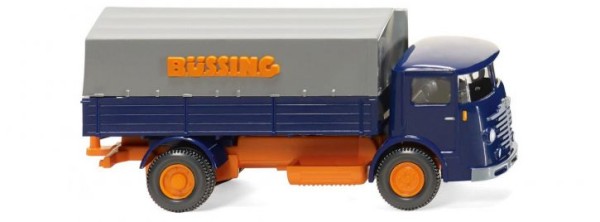 Pritschen-LKW Büssing 4500 blau/orange