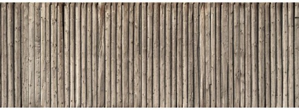 3D-Kartonplatte Bretterwand