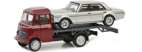 MB L319 Autotransp. grau 1:87