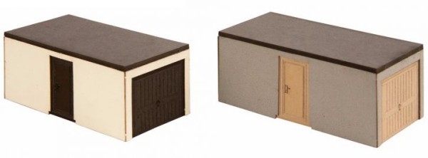 HO L-C Fertig-Garagen