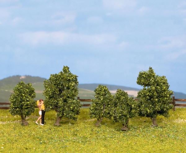 Sträucher grün, 5 Stück